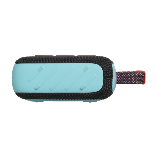 JBL Go 4 - Black and Orange - Ultra-Portable Bluetooth Speaker - Bottom
